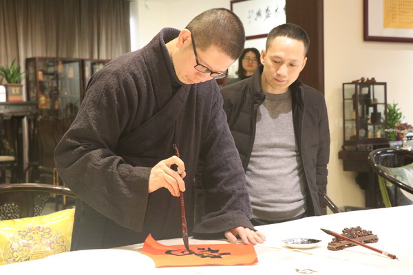 少林寺延宗法师现场赐福